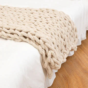 Cashmere Hand-knitted Blankets